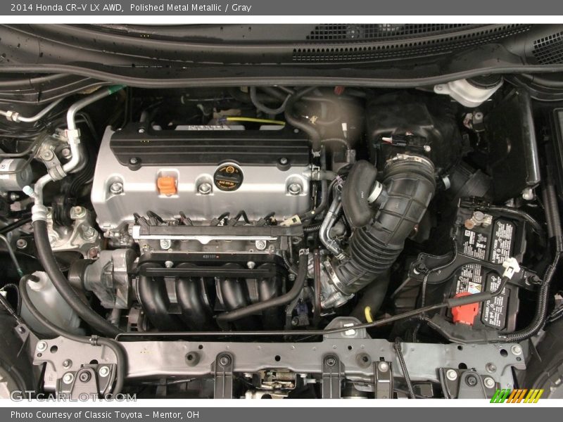 Polished Metal Metallic / Gray 2014 Honda CR-V LX AWD