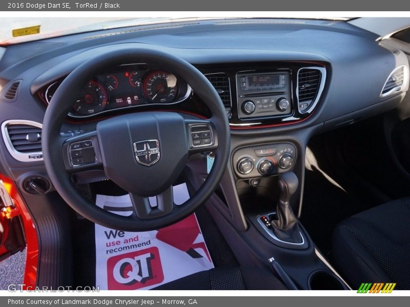 TorRed / Black 2016 Dodge Dart SE