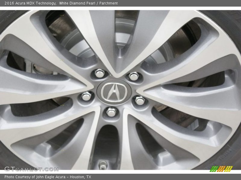 White Diamond Pearl / Parchment 2016 Acura MDX Technology