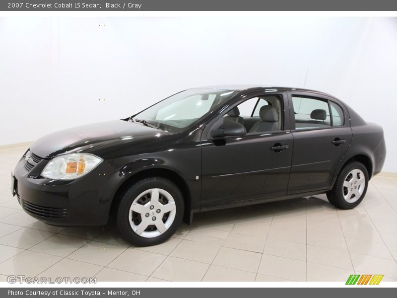 Black / Gray 2007 Chevrolet Cobalt LS Sedan