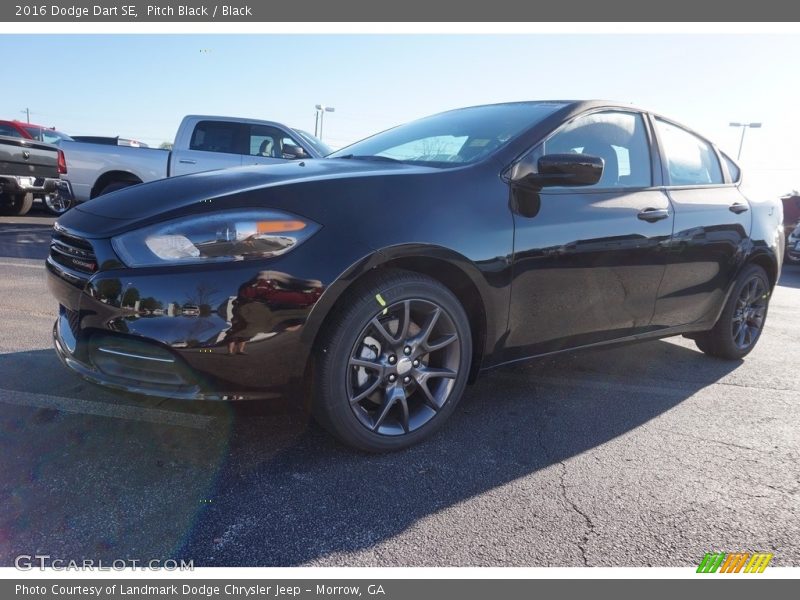 Pitch Black / Black 2016 Dodge Dart SE