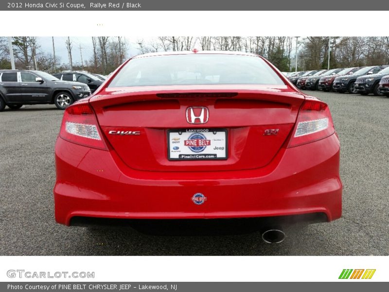 Rallye Red / Black 2012 Honda Civic Si Coupe