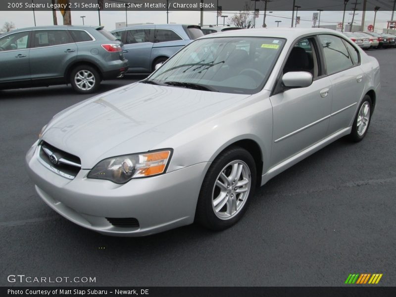 Brilliant Silver Metallic / Charcoal Black 2005 Subaru Legacy 2.5i Sedan