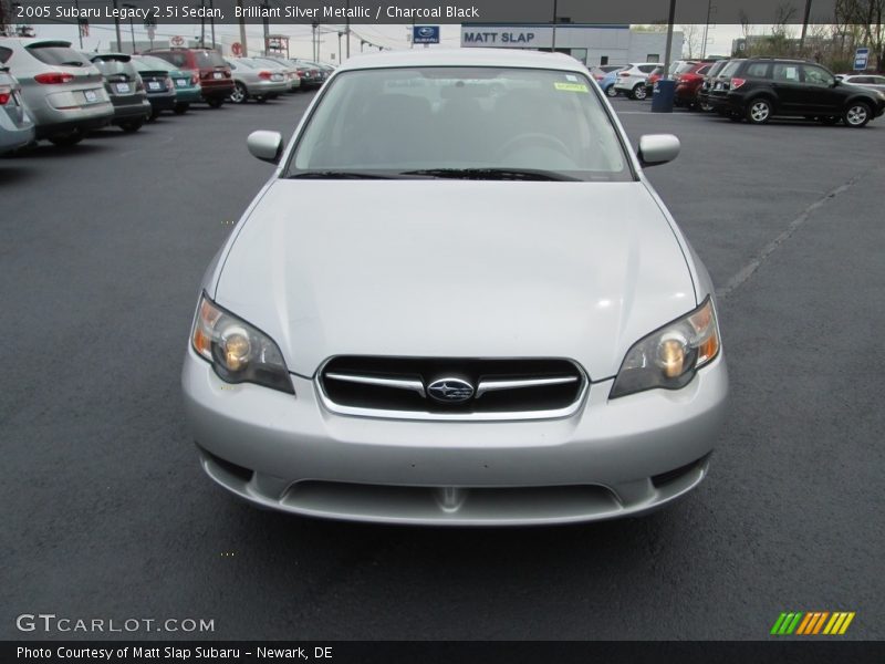 Brilliant Silver Metallic / Charcoal Black 2005 Subaru Legacy 2.5i Sedan