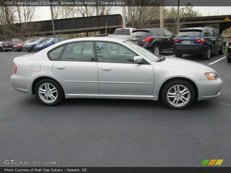 Brilliant Silver Metallic / Charcoal Black 2005 Subaru Legacy 2.5i Sedan