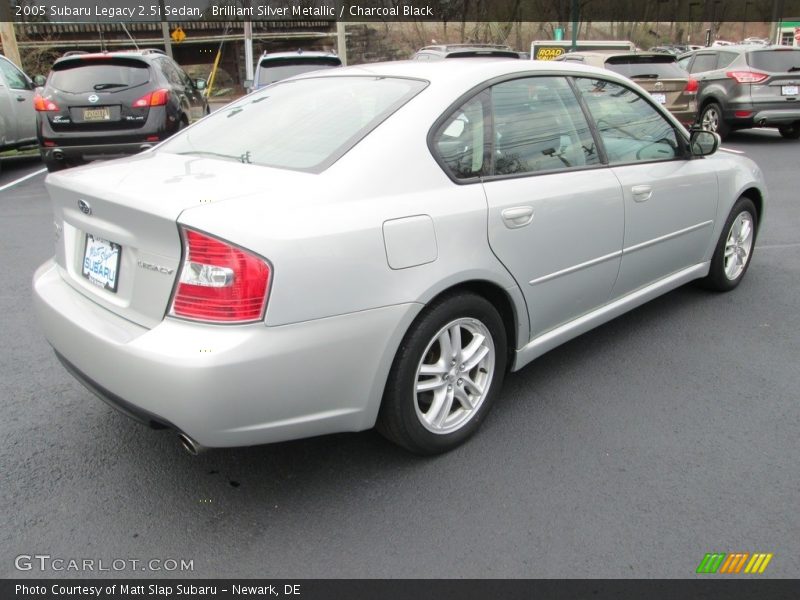 Brilliant Silver Metallic / Charcoal Black 2005 Subaru Legacy 2.5i Sedan