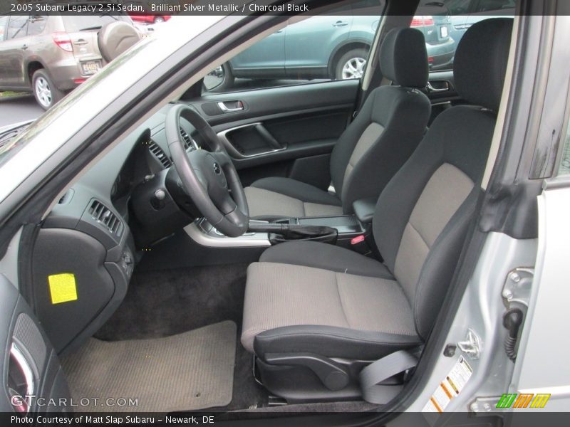 Brilliant Silver Metallic / Charcoal Black 2005 Subaru Legacy 2.5i Sedan