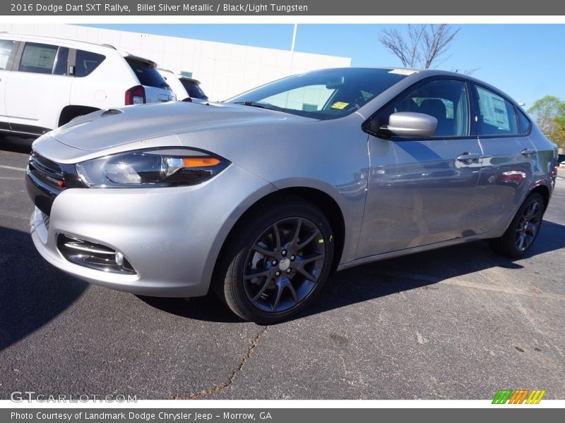 Billet Silver Metallic / Black/Light Tungsten 2016 Dodge Dart SXT Rallye
