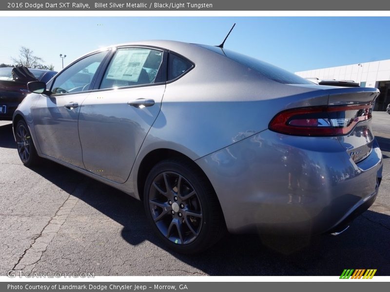 Billet Silver Metallic / Black/Light Tungsten 2016 Dodge Dart SXT Rallye