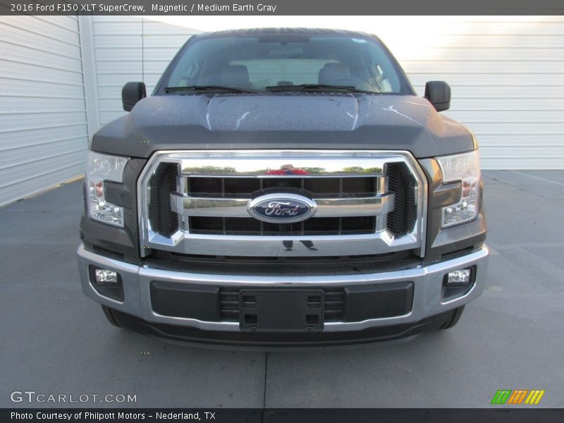 Magnetic / Medium Earth Gray 2016 Ford F150 XLT SuperCrew