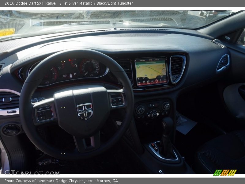 Billet Silver Metallic / Black/Light Tungsten 2016 Dodge Dart SXT Rallye