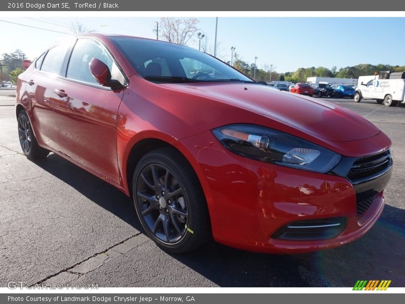 TorRed / Black 2016 Dodge Dart SE