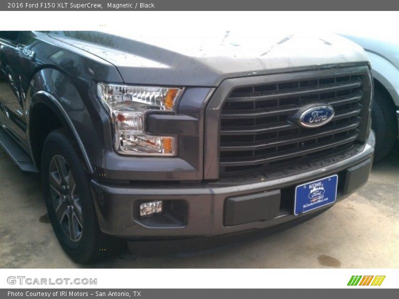 Magnetic / Black 2016 Ford F150 XLT SuperCrew