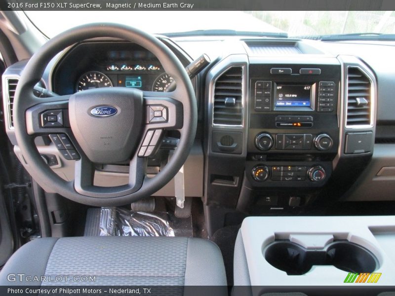 Magnetic / Medium Earth Gray 2016 Ford F150 XLT SuperCrew