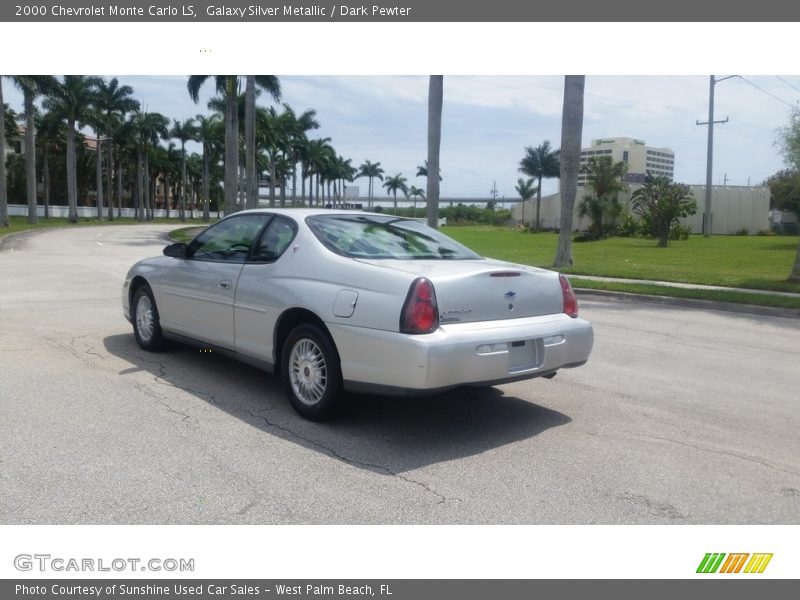 Galaxy Silver Metallic / Dark Pewter 2000 Chevrolet Monte Carlo LS