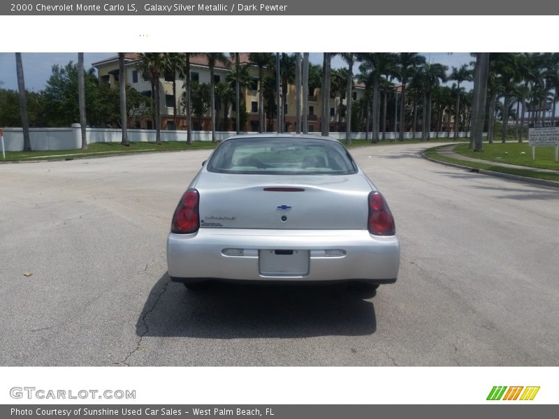 Galaxy Silver Metallic / Dark Pewter 2000 Chevrolet Monte Carlo LS