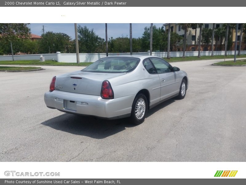Galaxy Silver Metallic / Dark Pewter 2000 Chevrolet Monte Carlo LS