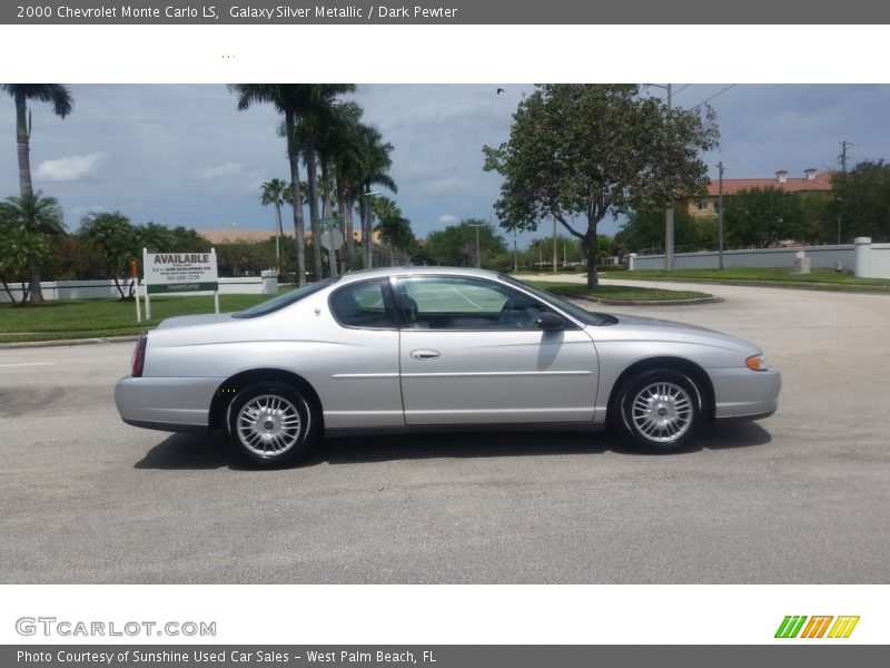 Galaxy Silver Metallic / Dark Pewter 2000 Chevrolet Monte Carlo LS