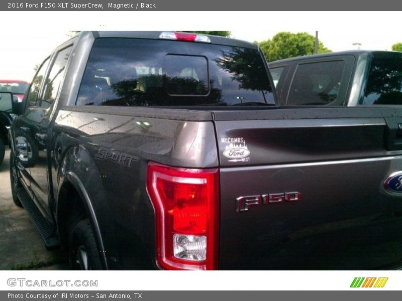 Magnetic / Black 2016 Ford F150 XLT SuperCrew