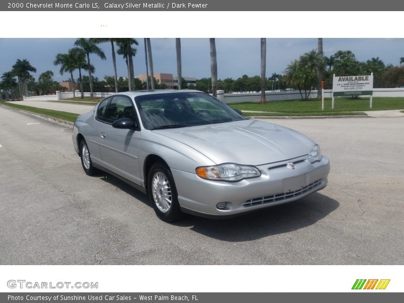 Galaxy Silver Metallic / Dark Pewter 2000 Chevrolet Monte Carlo LS