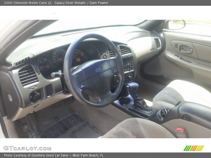 Galaxy Silver Metallic / Dark Pewter 2000 Chevrolet Monte Carlo LS