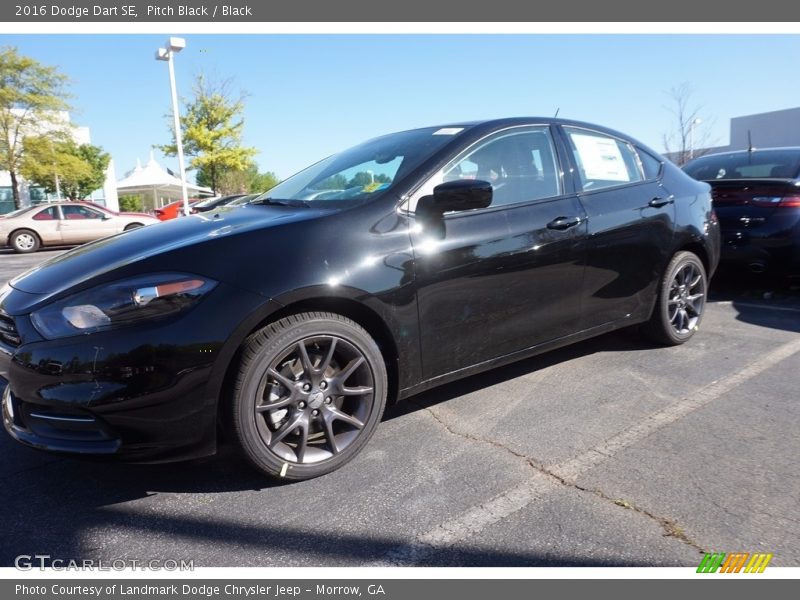 Pitch Black / Black 2016 Dodge Dart SE
