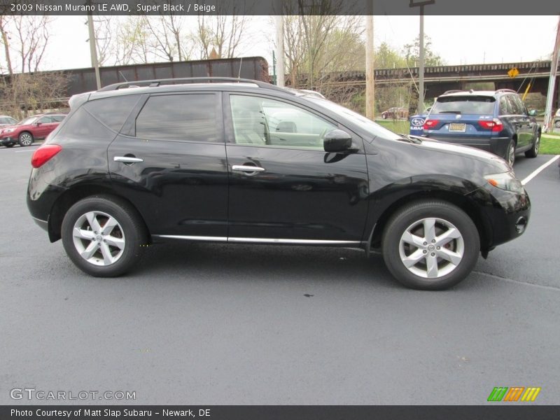 Super Black / Beige 2009 Nissan Murano LE AWD