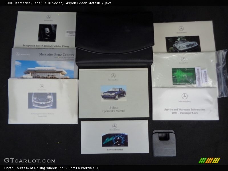 Aspen Green Metallic / Java 2000 Mercedes-Benz S 430 Sedan