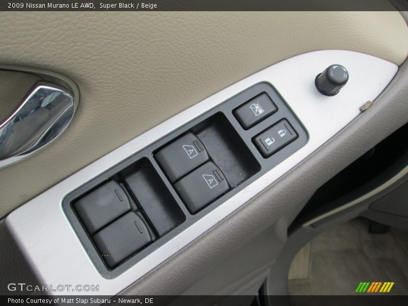 Super Black / Beige 2009 Nissan Murano LE AWD