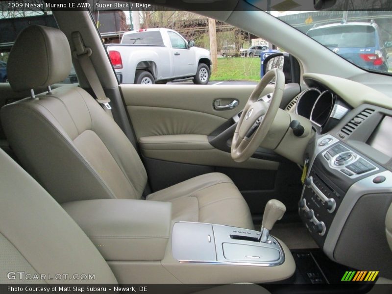 Super Black / Beige 2009 Nissan Murano LE AWD