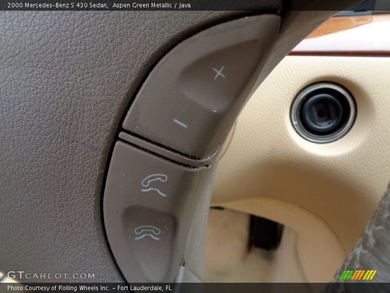 Aspen Green Metallic / Java 2000 Mercedes-Benz S 430 Sedan