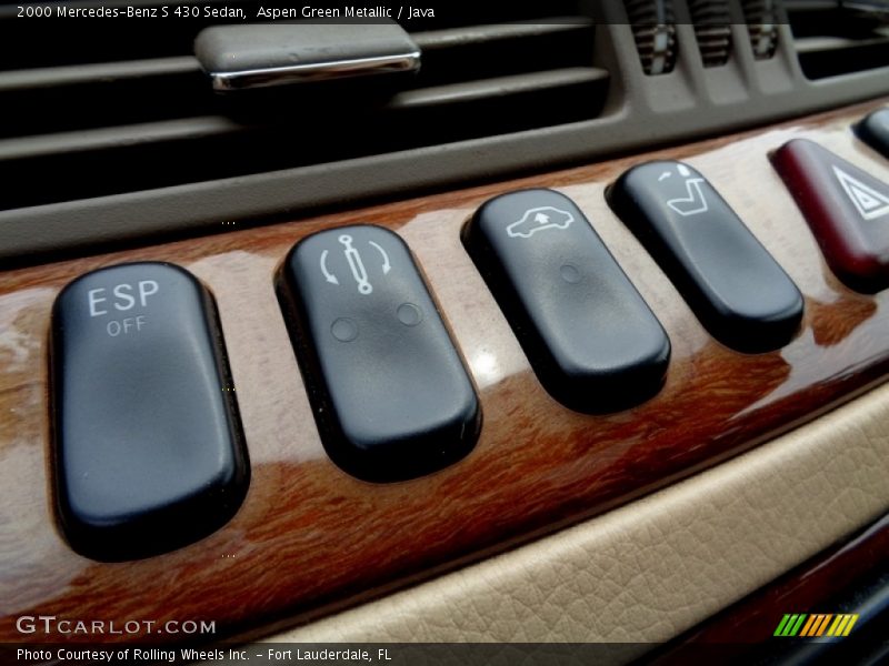 Aspen Green Metallic / Java 2000 Mercedes-Benz S 430 Sedan