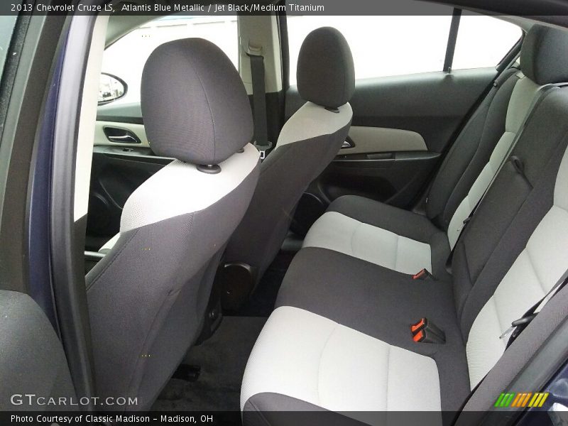 Atlantis Blue Metallic / Jet Black/Medium Titanium 2013 Chevrolet Cruze LS
