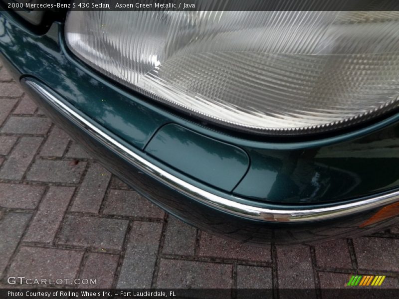 Aspen Green Metallic / Java 2000 Mercedes-Benz S 430 Sedan