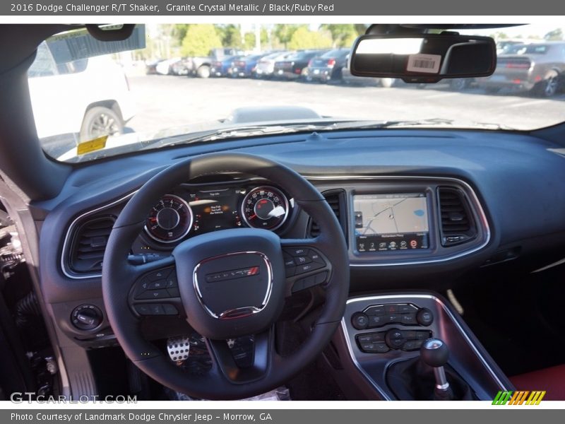 Granite Crystal Metallic / Black/Ruby Red 2016 Dodge Challenger R/T Shaker