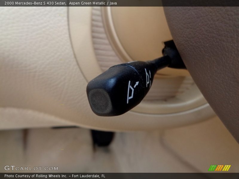 Aspen Green Metallic / Java 2000 Mercedes-Benz S 430 Sedan