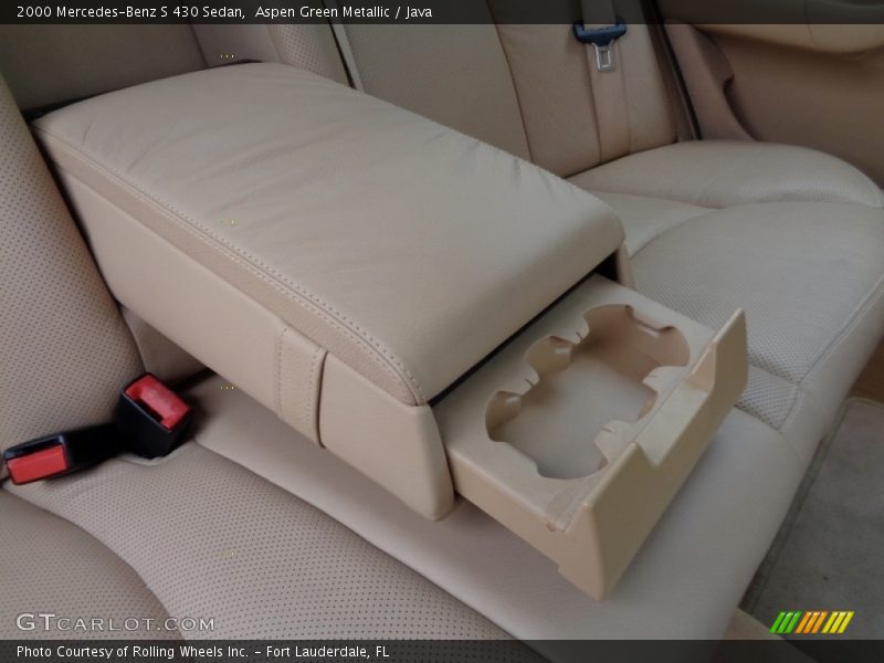 Aspen Green Metallic / Java 2000 Mercedes-Benz S 430 Sedan