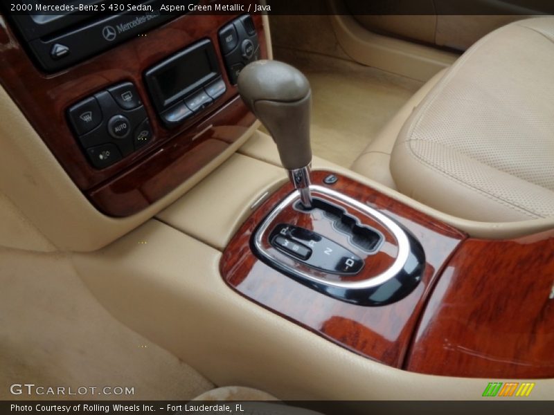 Aspen Green Metallic / Java 2000 Mercedes-Benz S 430 Sedan