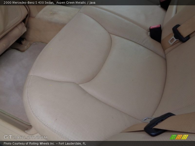 Aspen Green Metallic / Java 2000 Mercedes-Benz S 430 Sedan