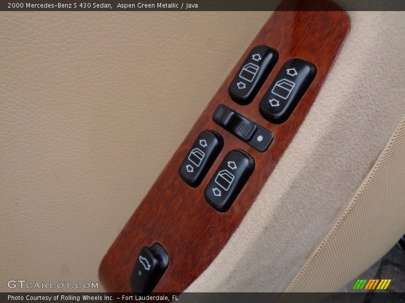 Aspen Green Metallic / Java 2000 Mercedes-Benz S 430 Sedan