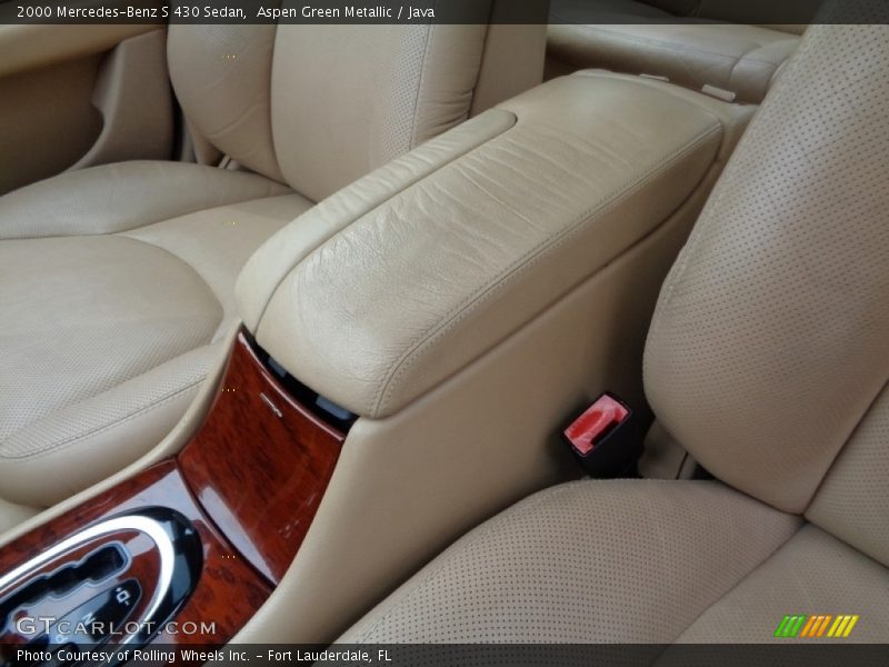Aspen Green Metallic / Java 2000 Mercedes-Benz S 430 Sedan