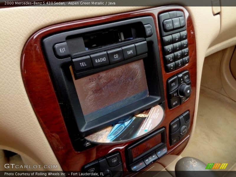 Aspen Green Metallic / Java 2000 Mercedes-Benz S 430 Sedan