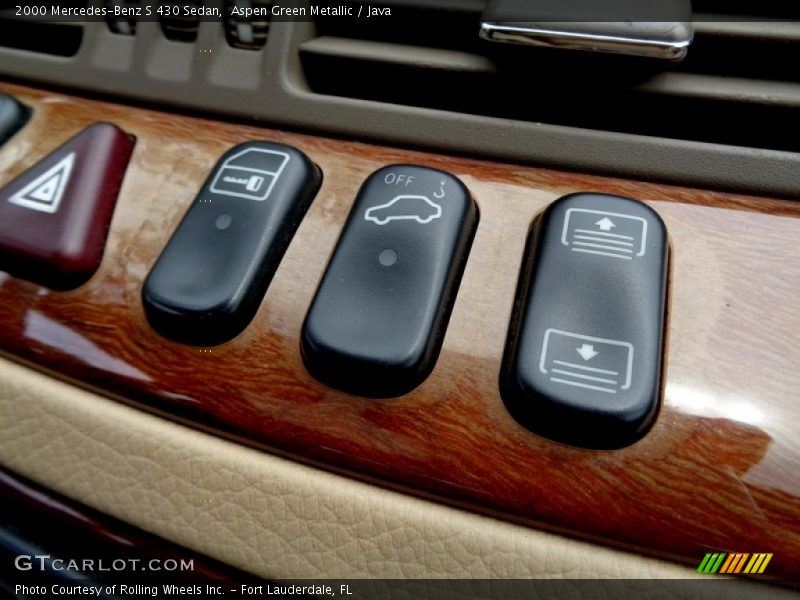 Aspen Green Metallic / Java 2000 Mercedes-Benz S 430 Sedan