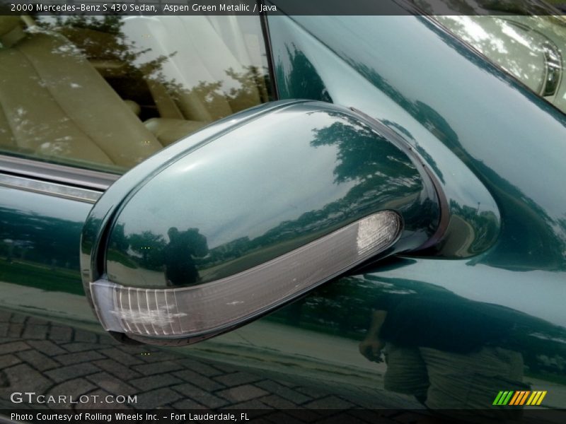 Aspen Green Metallic / Java 2000 Mercedes-Benz S 430 Sedan