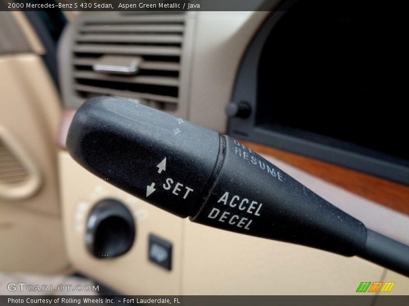 Aspen Green Metallic / Java 2000 Mercedes-Benz S 430 Sedan