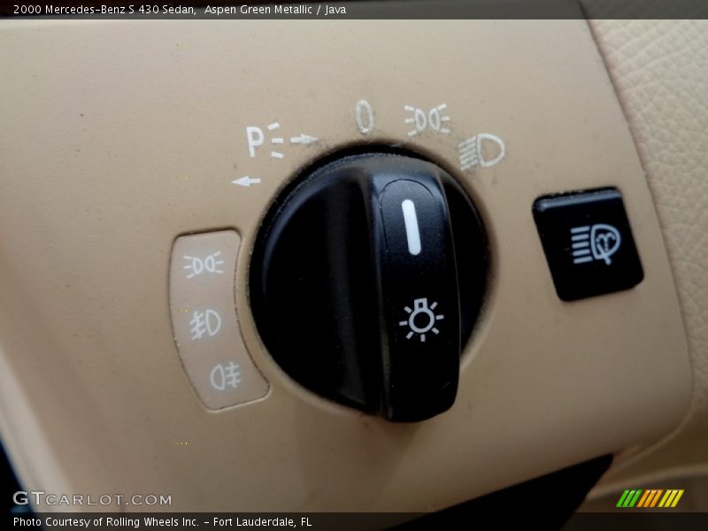 Aspen Green Metallic / Java 2000 Mercedes-Benz S 430 Sedan