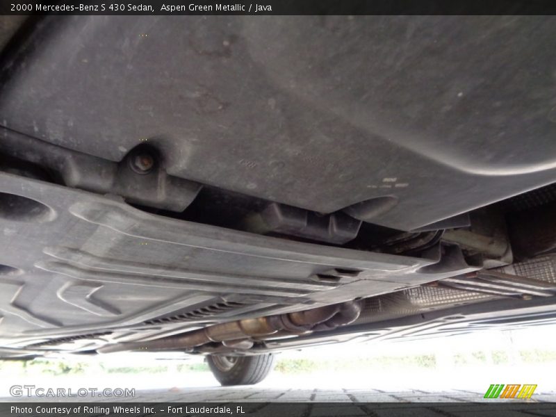 Aspen Green Metallic / Java 2000 Mercedes-Benz S 430 Sedan