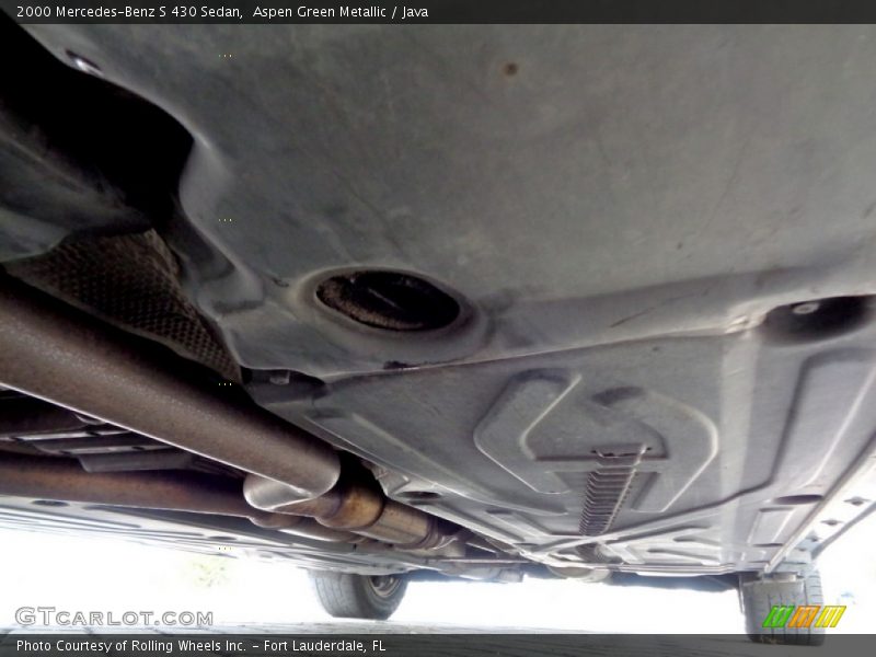 Aspen Green Metallic / Java 2000 Mercedes-Benz S 430 Sedan