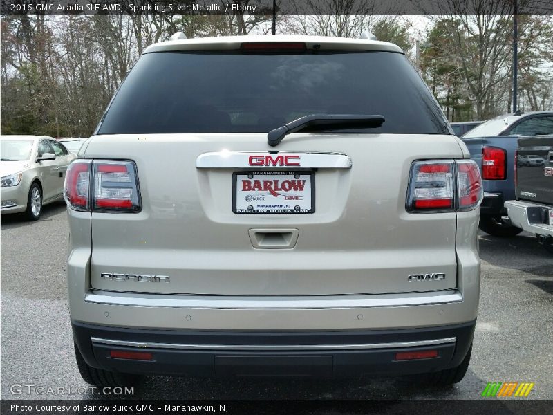 Sparkling Silver Metallic / Ebony 2016 GMC Acadia SLE AWD