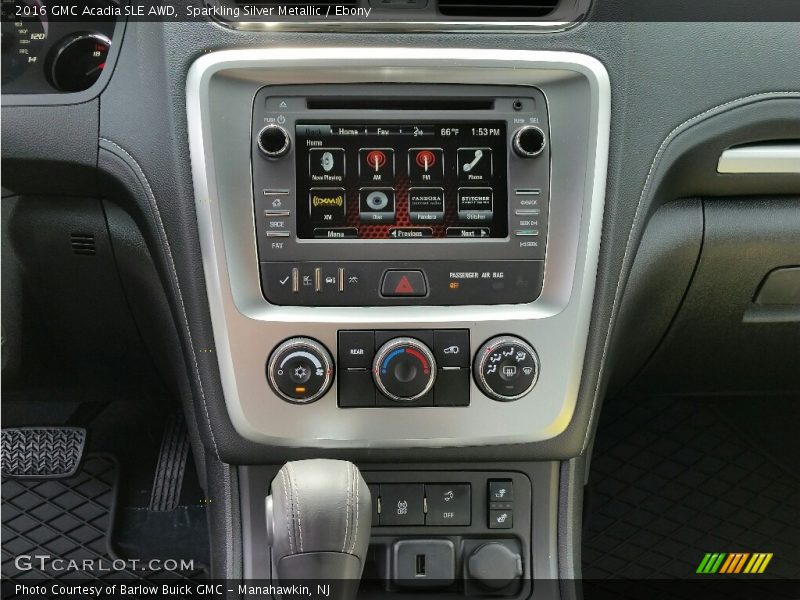 Sparkling Silver Metallic / Ebony 2016 GMC Acadia SLE AWD